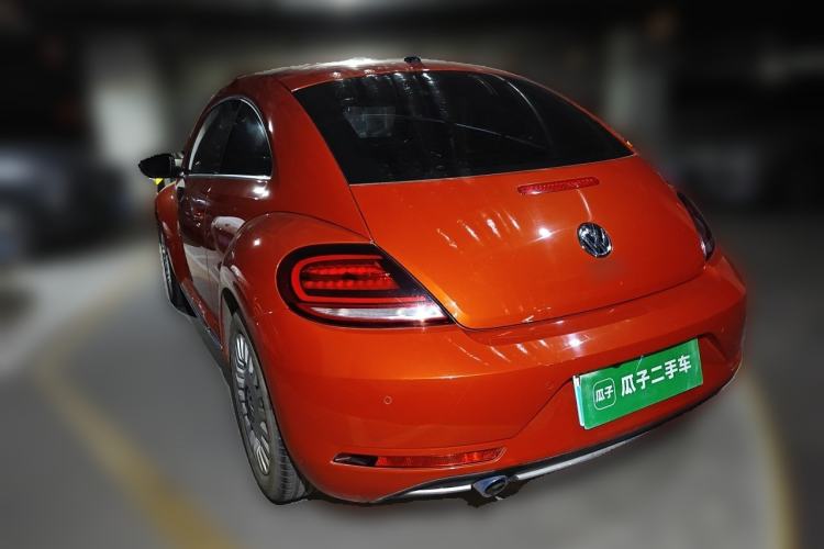 Used Volkswagen Beetle 2018 180TSI Joyful Orange Edition Rear Left 45 Deg