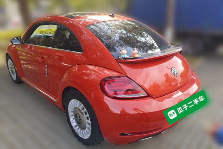 Used Volkswagen Beetle 2018 180TSI Joyful Orange Edition Rear Left 45 Deg