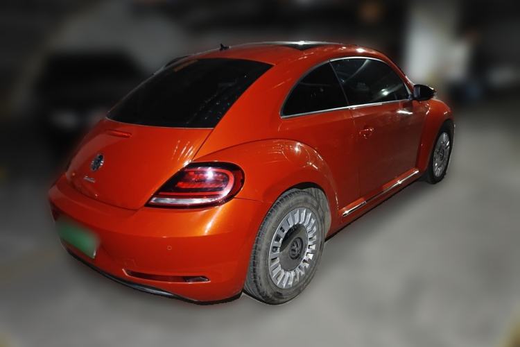 Used Volkswagen Beetle 2018 180TSI Joyful Orange Edition Rear Right 45 Deg