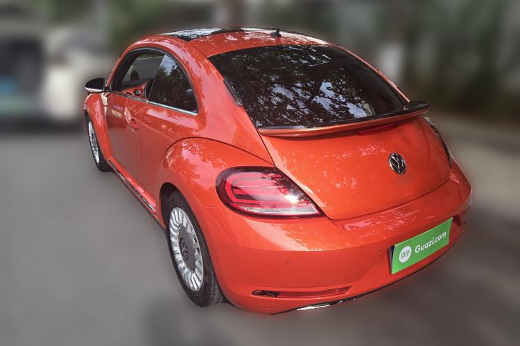 Used Volkswagen Beetle 2018 180TSI Joyful Orange Edition Rear Left 45 Deg