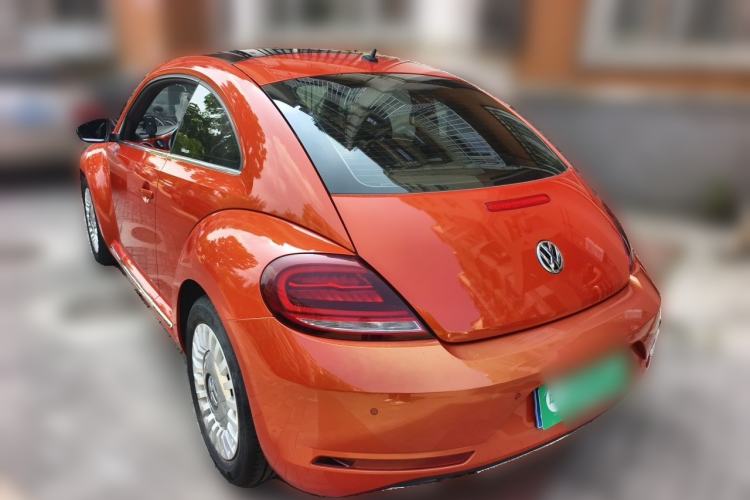 Used Volkswagen Beetle 2018 180TSI Joyful Orange Edition Rear Left 45 Deg