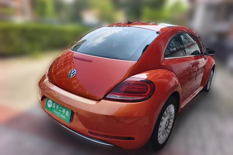 Used Volkswagen Beetle 2018 180TSI Joyful Orange Edition Rear Right 45 Deg