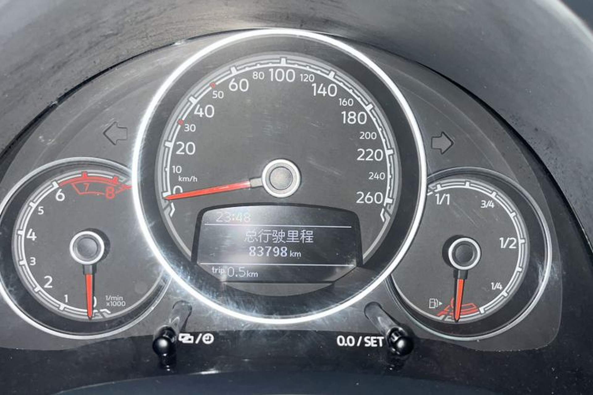 Used Volkswagen Beetle 2019 180TSI Classic Edition Odometer Close Up