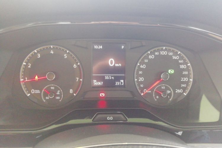 Used Volkswagen Bora 2020 1.5L Automatic Comfort Model Odometer Close Up