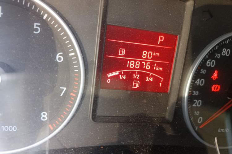 Used Volkswagen Bora 2008 1.6L Automatic Fashion Edition Odometer Close Up
