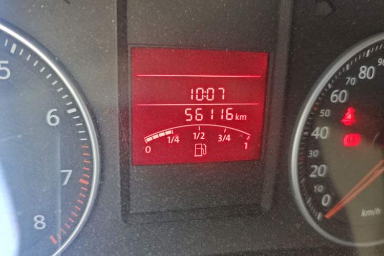 Used Volkswagen Bora 2012 1.6L Manual Fashion Edition Odometer Close Up