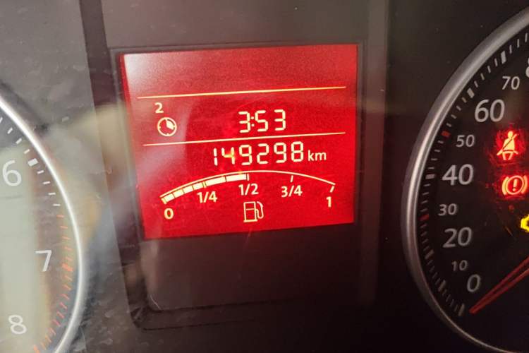 Used Volkswagen Bora 2012 1.6L Manual Fashion Edition Odometer Close Up