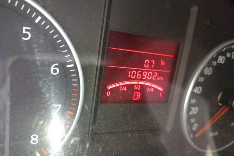 Used Volkswagen Bora 2012 1.6L Manual Fashion Edition Odometer Close Up