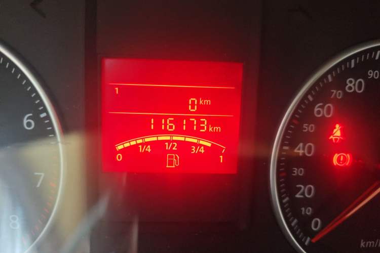 Used Volkswagen Bora 2012 1.6L Manual Fashion Edition Odometer Close Up