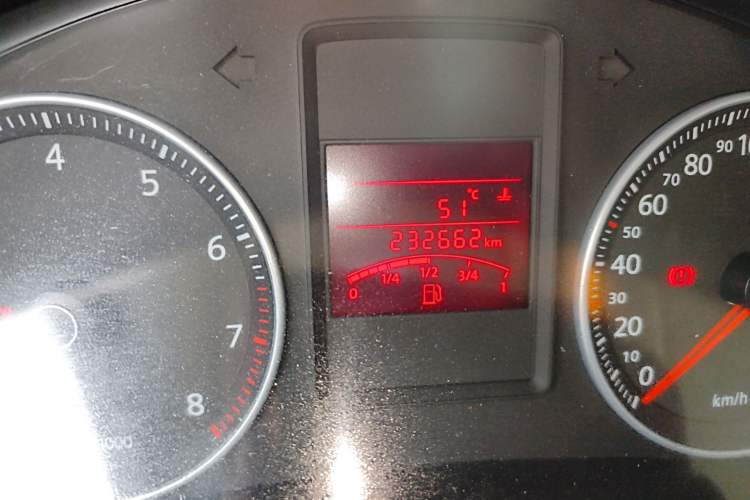 Used Volkswagen Bora 2012 1.6L Manual Fashion Edition Odometer Close Up
