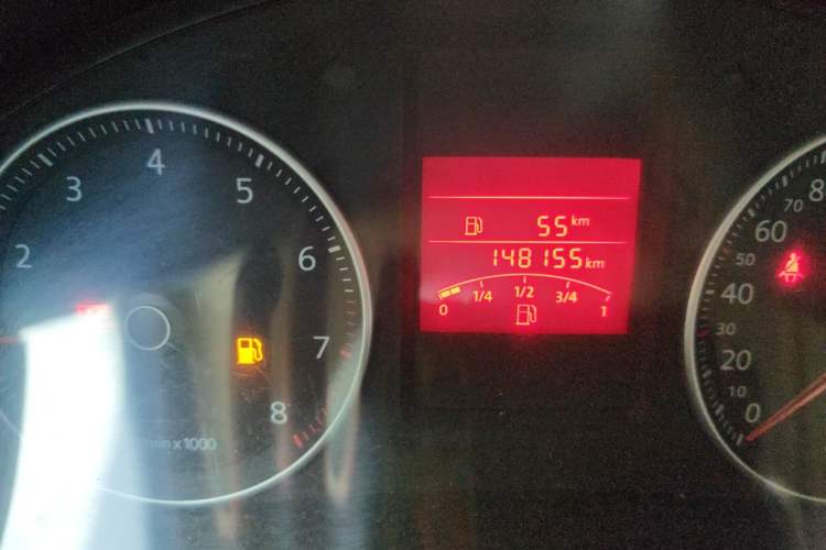 Used Volkswagen Bora 2012 1.6L Manual Fashion Edition Odometer Close Up