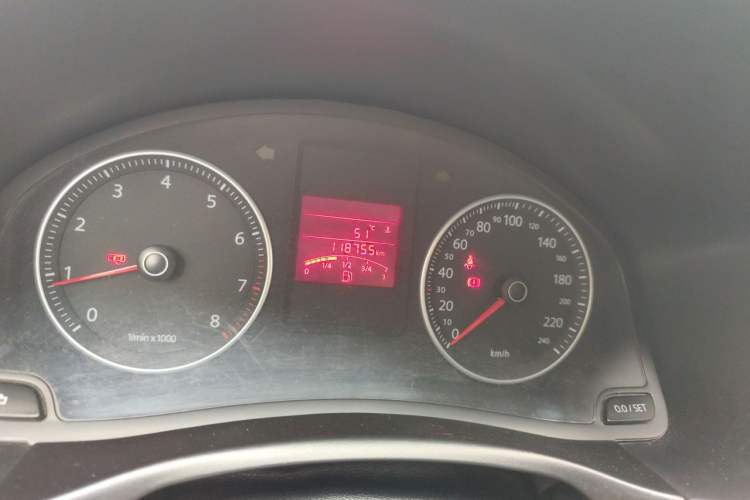 Used Volkswagen Bora 2012 1.6L Manual Stylish & Great Value Edition Odometer Close Up