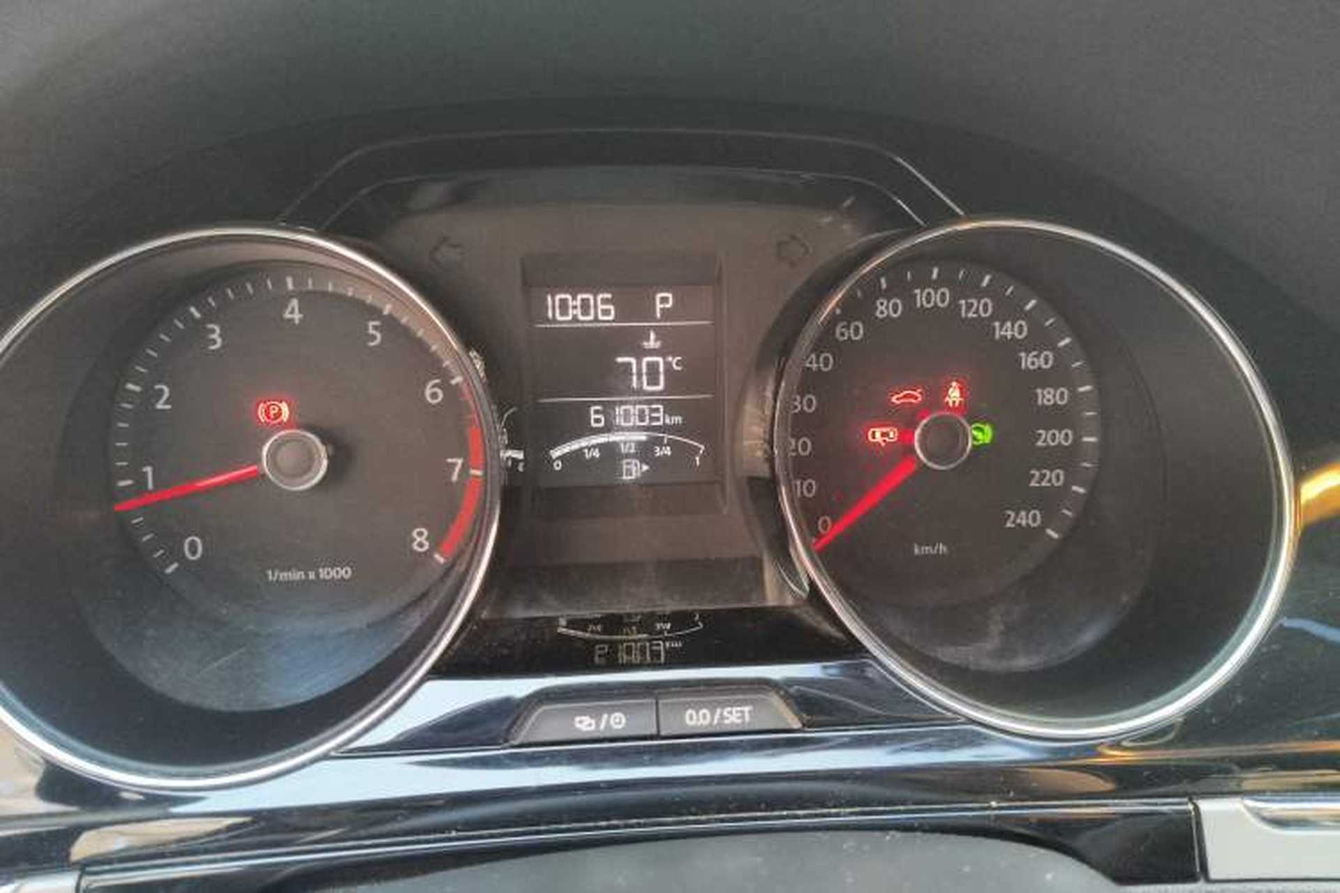 Used Volkswagen Bora 2013 1.6L Automatic Comfort Model Instrument Cluster