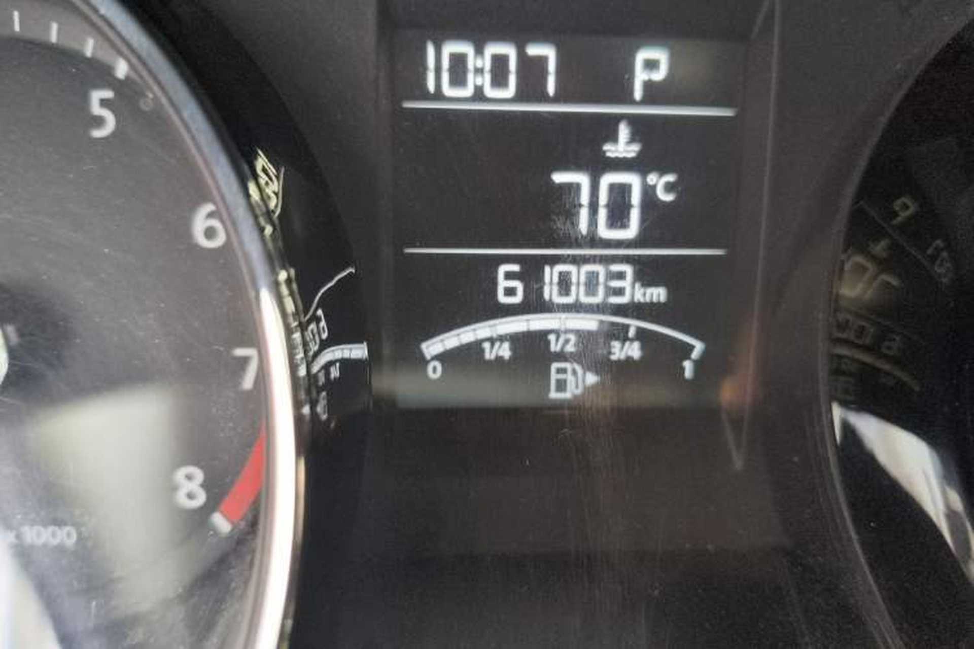 Used Volkswagen Bora 2013 1.6L Automatic Comfort Model Odometer Close Up