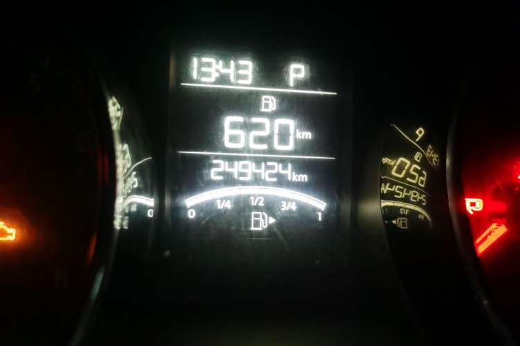 Used Volkswagen Bora 2013 1.6L Automatic Comfort Model Odometer Close Up