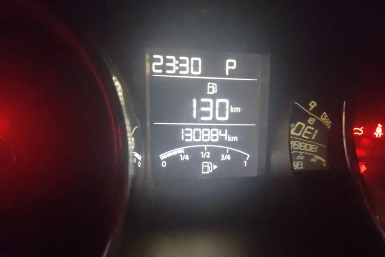 Used Volkswagen Bora 2013 1.6L Automatic Comfort Model Odometer Close Up