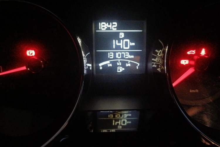 Used Volkswagen Bora 2013 1.6L Manual Comfort Model Odometer Close Up