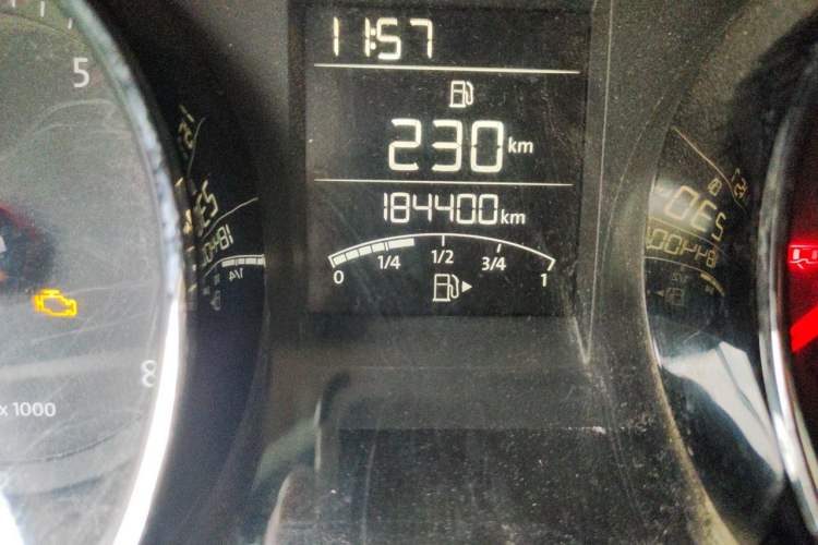 Used Volkswagen Bora 2014 1.6L Manual Comfort Model Odometer Close Up