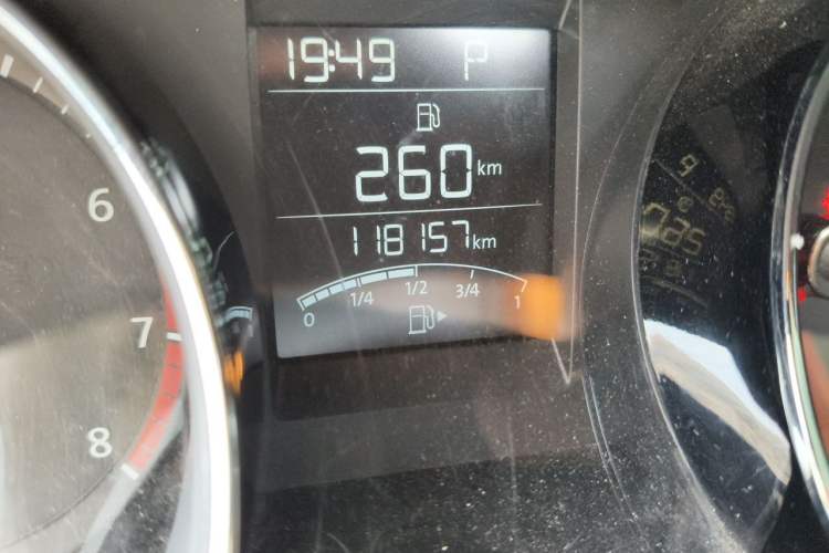 Used Volkswagen Bora 2014 1.6L Automatic Comfort Model Odometer Close Up