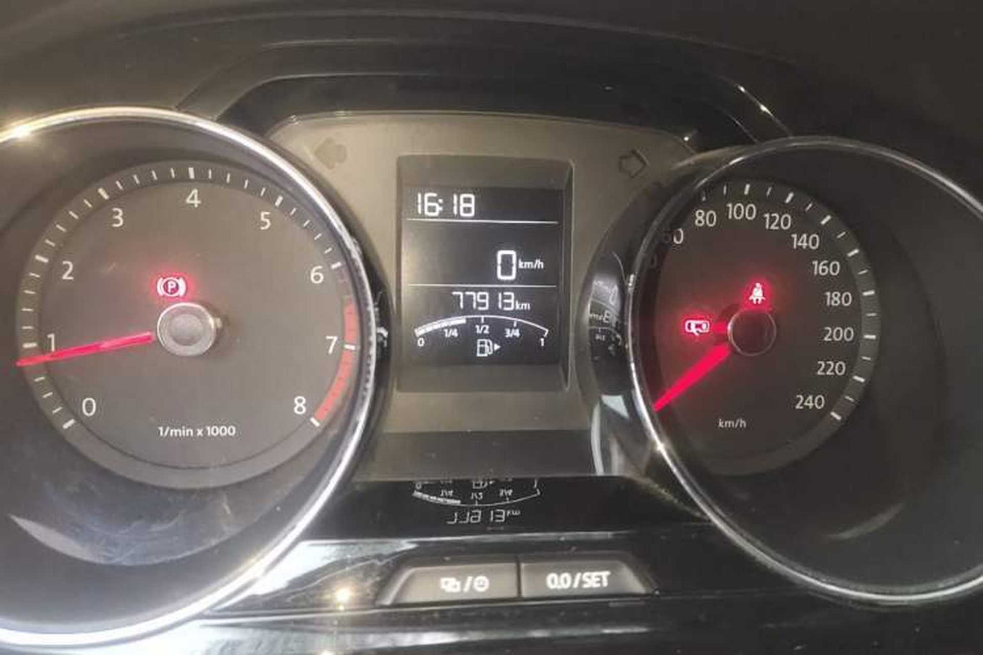 Used Volkswagen Bora 2014 1.6L Manual Comfort Model Instrument Cluster