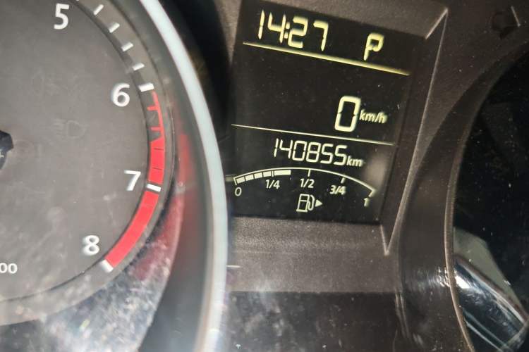 Used Volkswagen Bora 2014 1.6L Automatic Luxury Model Odometer Close Up