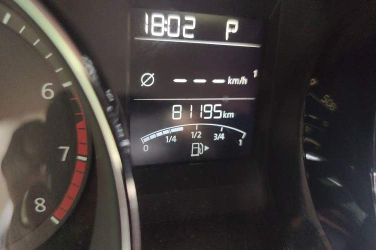 Used Volkswagen Bora 2015 Value Edition 1.6L Automatic Comfort Version Odometer Close Up