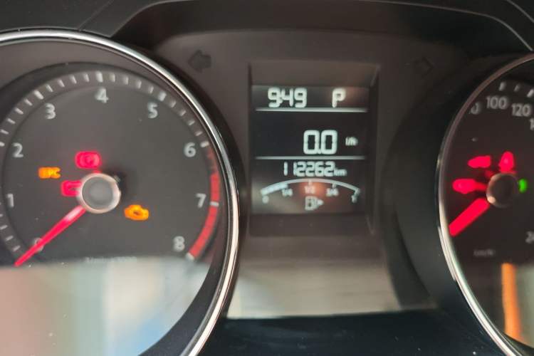 Used Volkswagen Bora 2015 Qihui Edition 1.6L Automatic Fashion Model Odometer Close Up