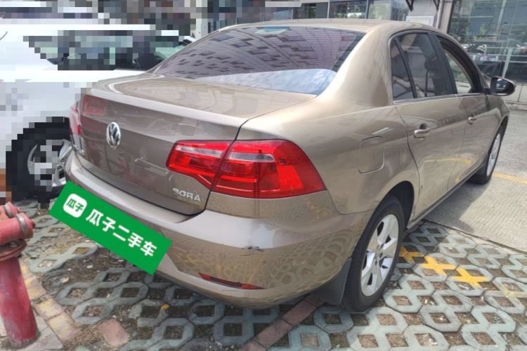 Used Volkswagen Bora 2015 Qihui Edition 1.6L Automatic Fashion Model Rear Right 45 Deg