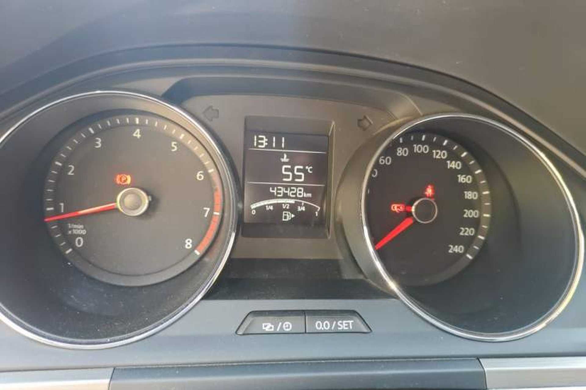 Used Volkswagen Bora 2016 1.6L Manual Fashion Edition Odometer Close Up