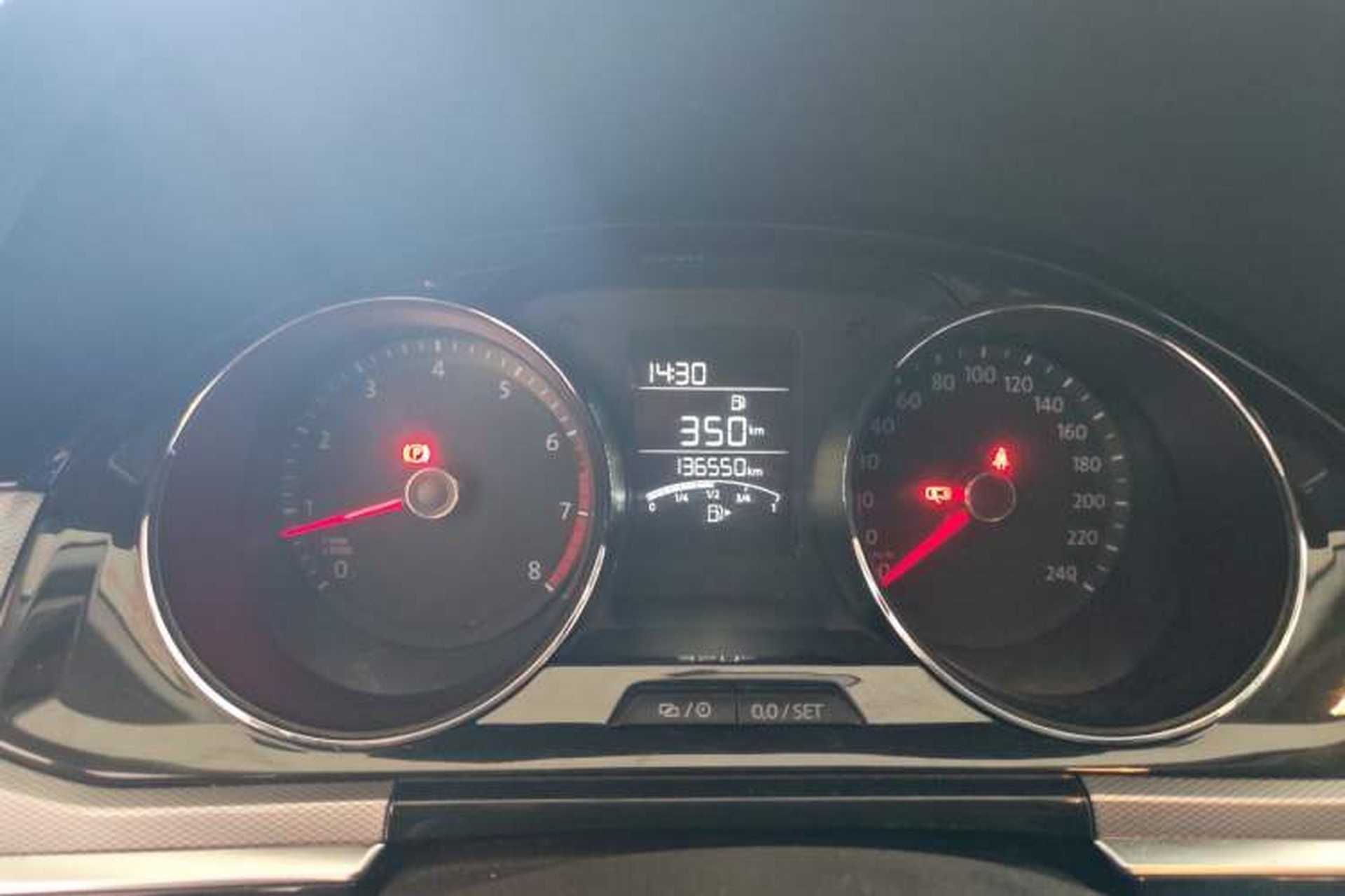 Used Volkswagen Bora 2016 1.6L Manual Comfort Model Instrument Cluster