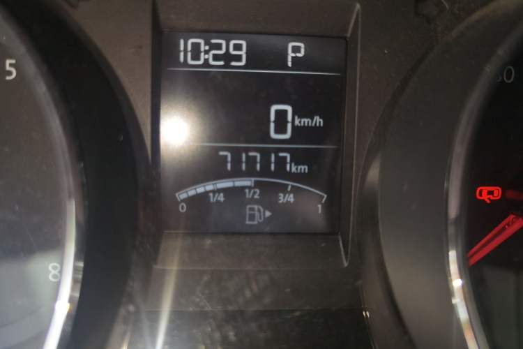 Used Volkswagen Bora 2016 1.6L Automatic Comfort Model Odometer Close Up