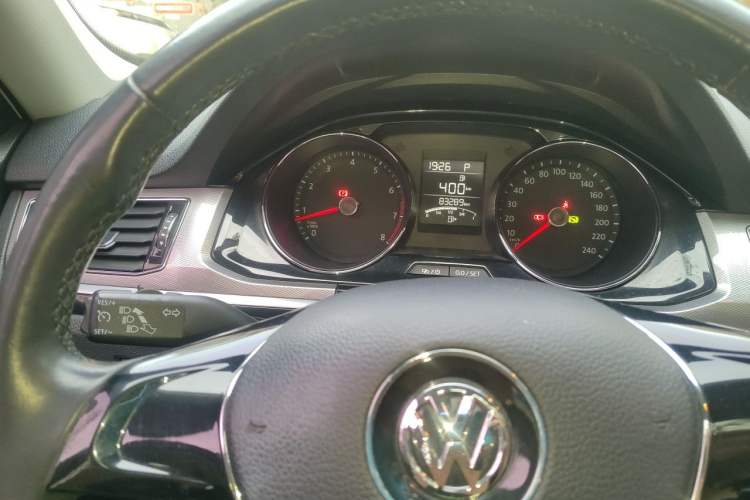 Used Volkswagen Bora 2016 1.6L Automatic Comfort Model Odometer Close Up