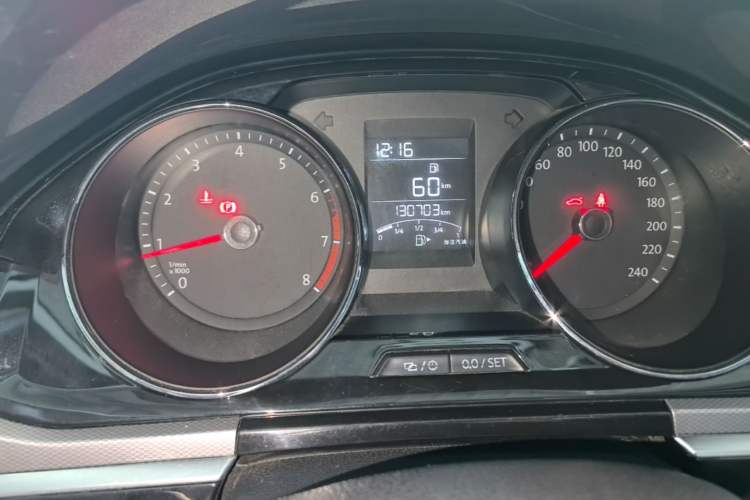 Used Volkswagen Bora 2016 1.6L Manual Comfort Model Instrument Cluster