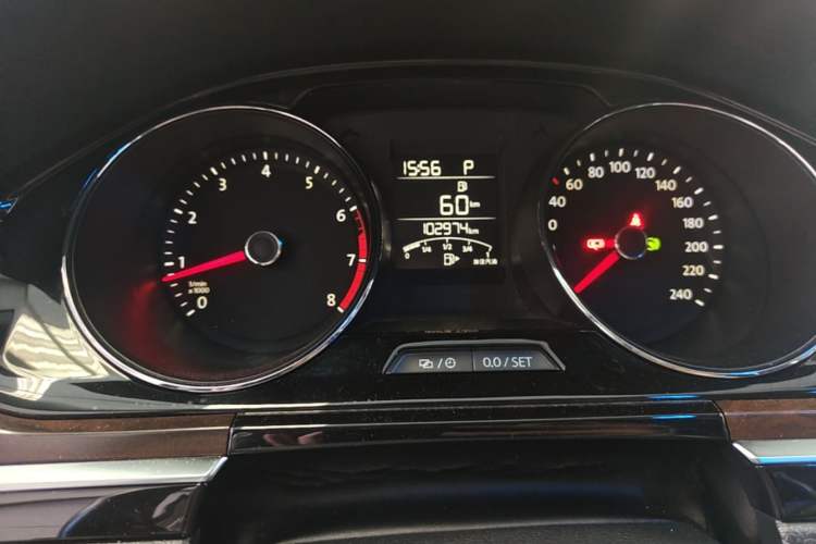 Used Volkswagen Bora 2016 1.6L Automatic Luxury Model Odometer Close Up