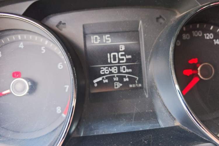 Used Volkswagen Bora 2017 1.6L Manual Fashion Model Odometer Close Up