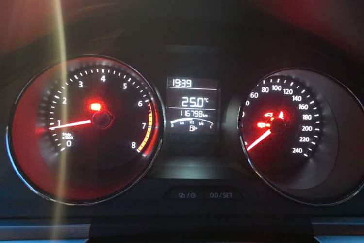 Used Volkswagen Bora 2017 1.6L Manual Fashion Model Odometer Close Up