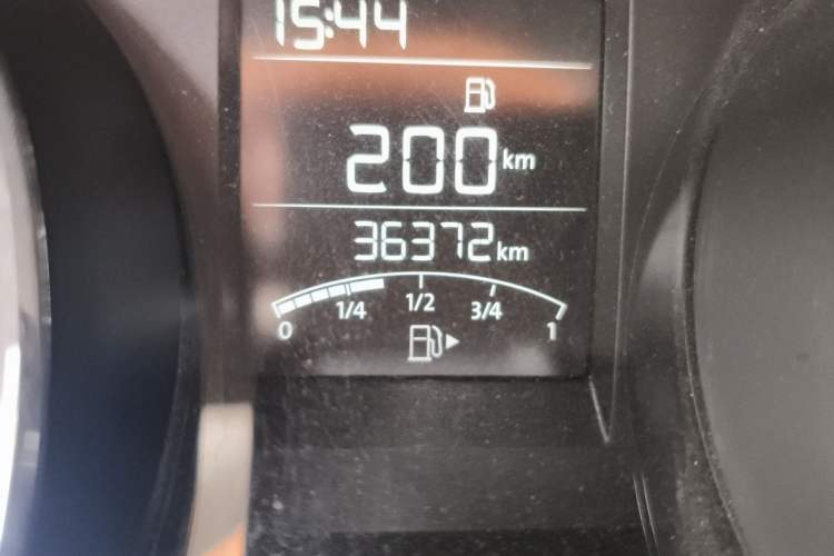 Used Volkswagen Bora 2017 1.6L Manual Fashion Model Odometer Close Up