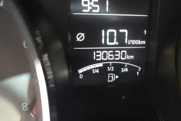 Used Volkswagen Bora 2017 1.6L Manual Comfort Model Odometer Close Up