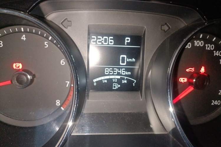 Used Volkswagen Bora 2017 1.6L Automatic Comfort Model Odometer Close Up