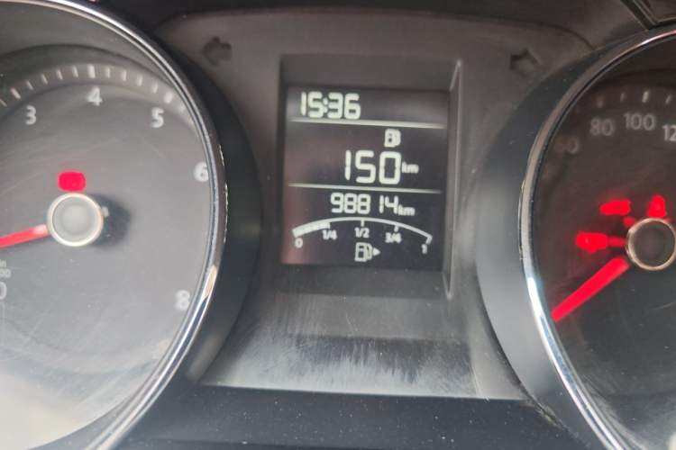 Used Volkswagen Bora 2017 1.6L Manual Comfort Model Odometer Close Up