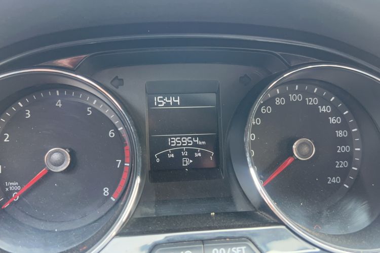 Used Volkswagen Bora 2017 1.6L Automatic Comfort Model Odometer Close Up