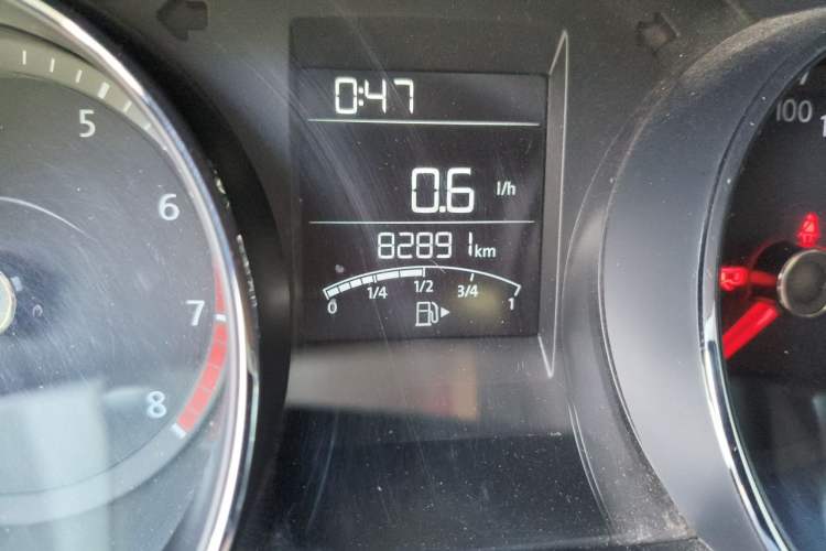 Used Volkswagen Bora 2017 1.6L Manual Fashion Model Odometer Close Up
