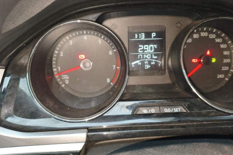 Used Volkswagen Bora 2017 1.6L Automatic Comfort Model Odometer Close Up