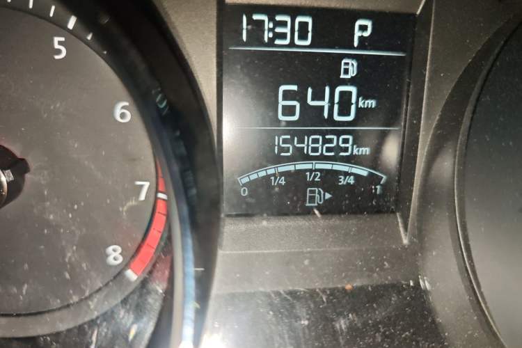 Used Volkswagen Bora 2017 1.6L Automatic Comfort Model Odometer Close Up