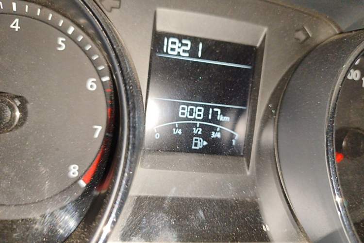 Used Volkswagen Bora 2017 1.6L Automatic Comfort Model Odometer Close Up