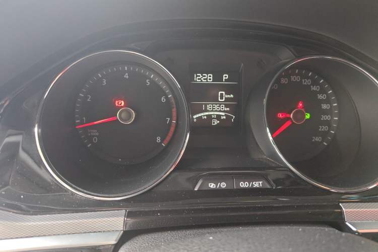 Used Volkswagen Bora 2017 1.6L Automatic Comfort Model Odometer Close Up