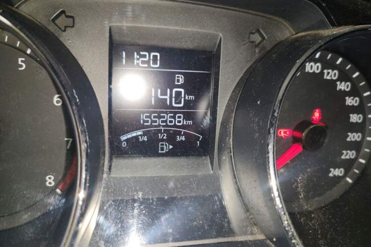 Used Volkswagen Bora 2017 1.6L Manual Comfort Model Odometer Close Up