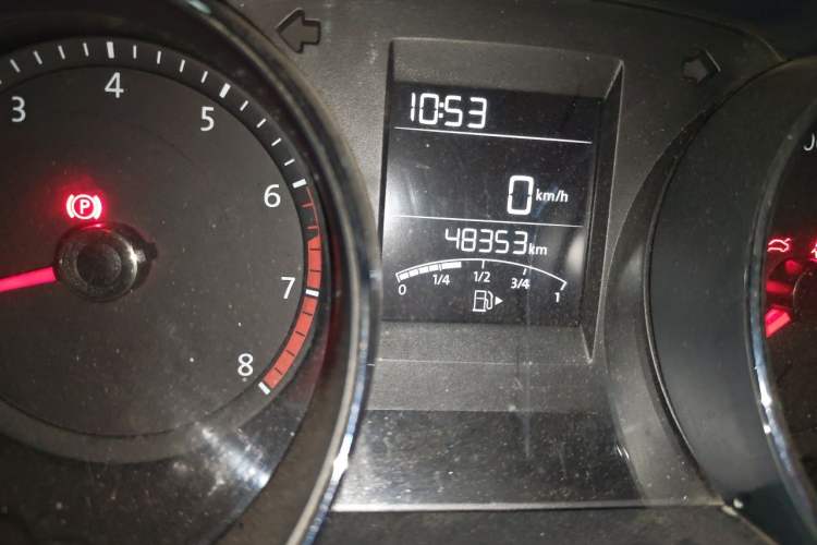 Used Volkswagen Bora 2018 1.5L Manual Comfort Model Odometer Close Up