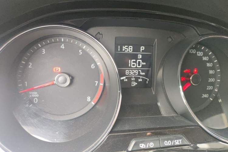 Used Volkswagen Bora 2018 1.5L Automatic Comfort Model Odometer Close Up