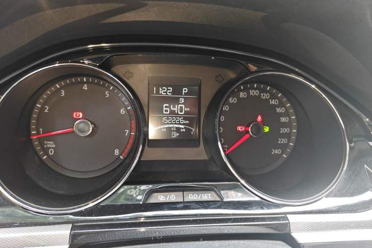 Used Volkswagen Bora 2018 1.5L Automatic Comfort Model Odometer Close Up